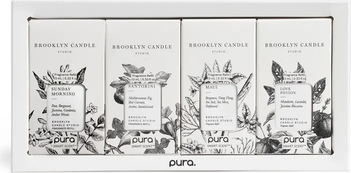 PURA x Brooklyn Candle 4-Pack Studio Diffuser Fragrance Refills Set $72 Value | Nordstrom | Nordstrom
