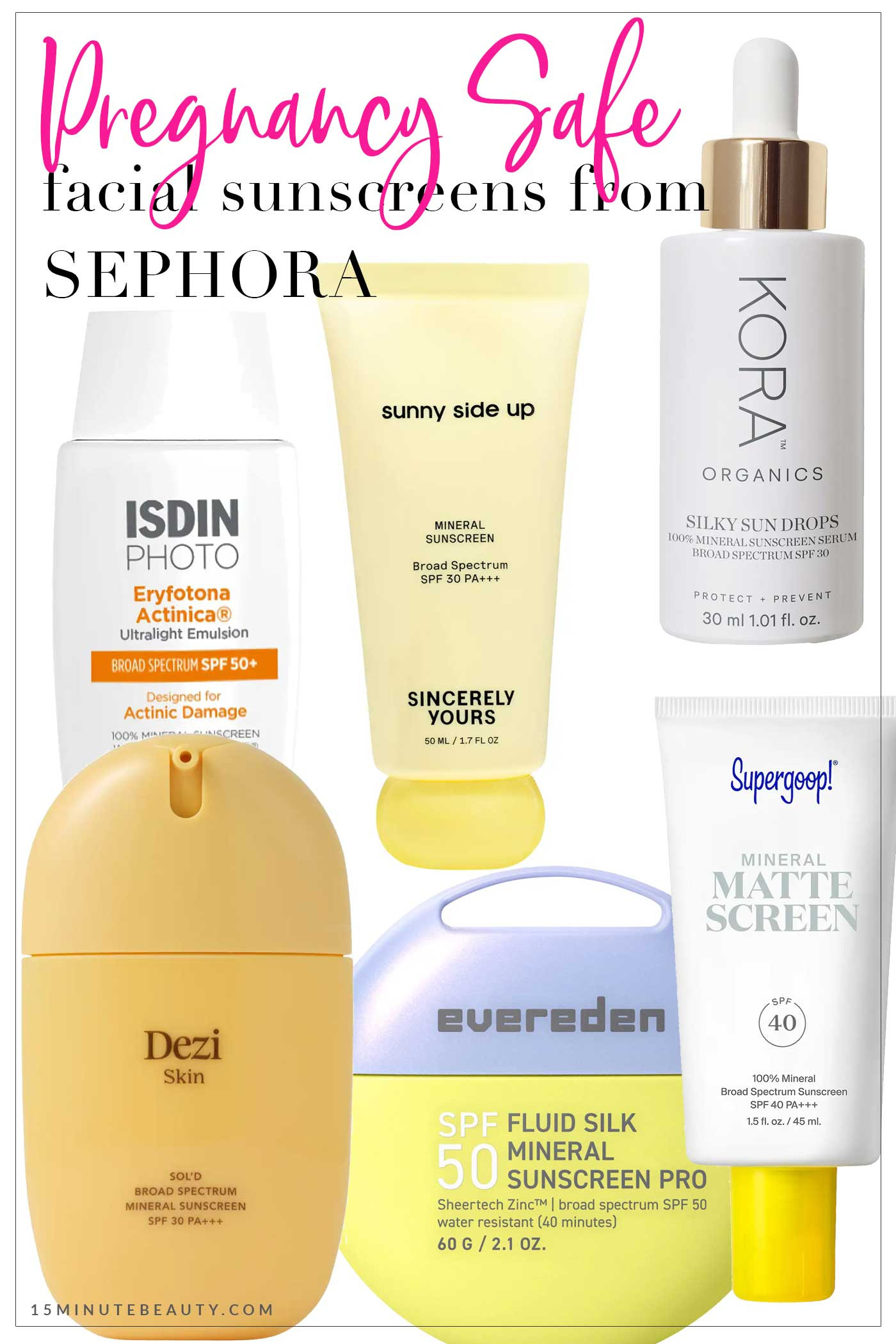 If you're struggling with finding a #Pregnancy safe facial sunscreen, here are some great options!  All are screened on 4/19/2026, they meet my criteria for both pregnancy safety and nursing safety. They're all available at Sephora.

A longer list of products is available on the blog!
 

 #LTKSaleAlert #LTKBeauty #LTKBump