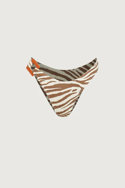 Acrylic 90s Bottom (Beige Zebra) | SAME