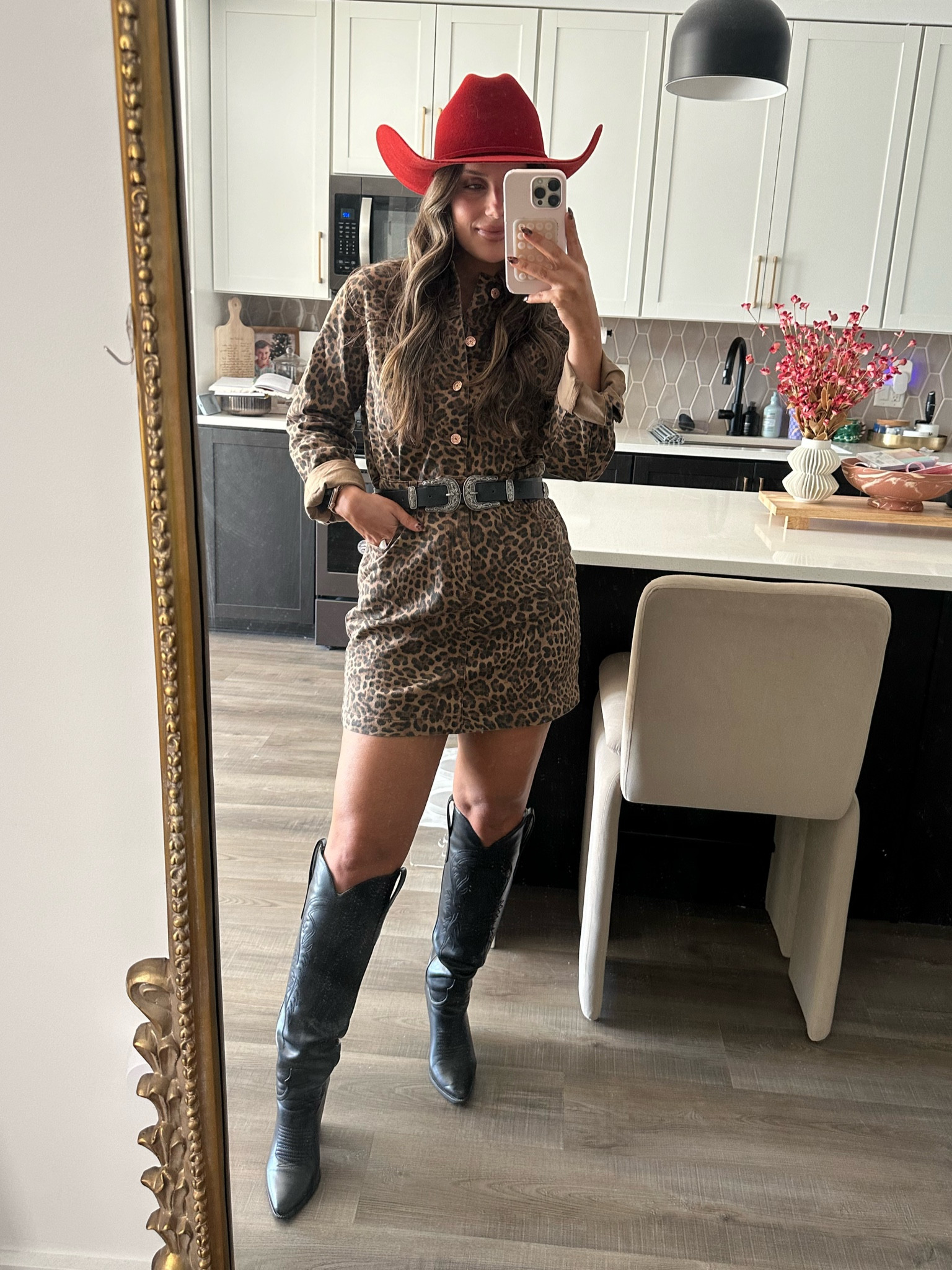 Leopard denim dress- wearing S
Hat is Saratelli 
Western wear, country concert, fall fashion 


#LTKFindsUnder50 #LTKFindsUnder100 #LTKStyleTip