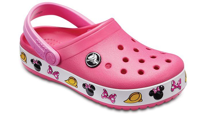Crocs Paradise Pink Kids' Crocband Minnie Mouse Clog | Crocs (US)