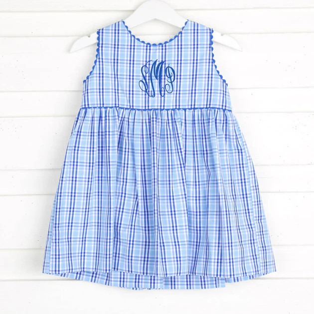 Blue Plaid Jumper | Classic Whimsy