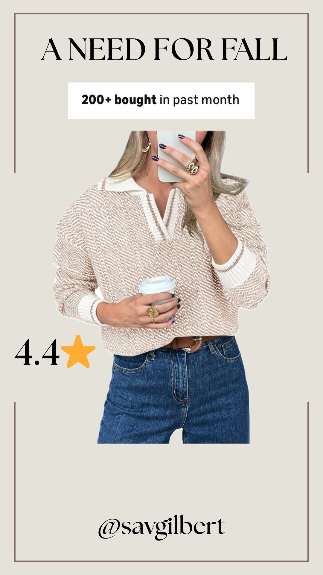 Loooove this sweater for fall! It’s so chic looking!😍

#LTKFindsUnder50 #LTKStyleTip #LTKSaleAlert