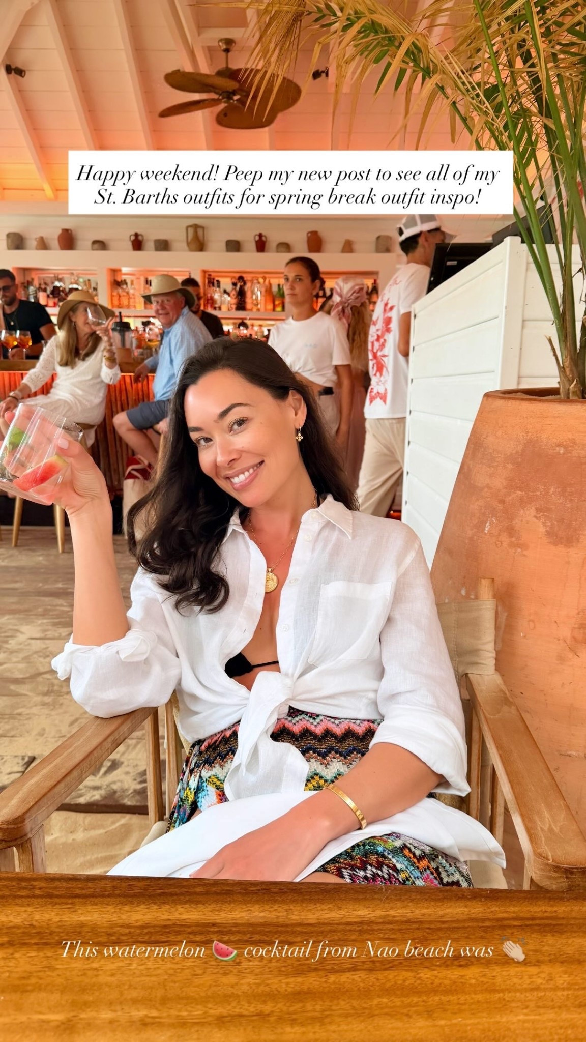 St. Barths outfit, linen button down, Nao Beach, vacation outfit, spring outfit. 

#LTKootd #LTKstorytime #LTKSeasonal