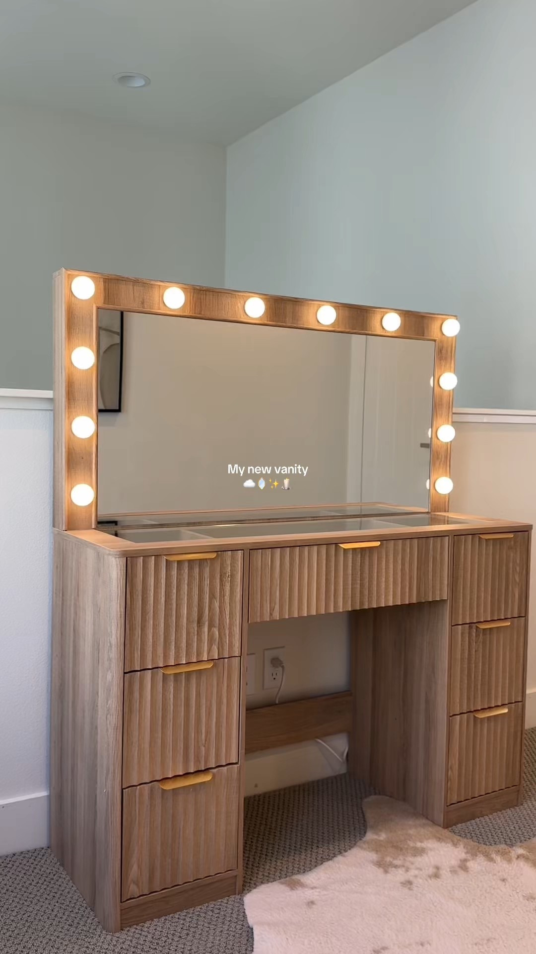 My new makeup vanity (from Amazon!) now time to organize + find the perfect chair 🤍

#LTKHome #LTKBeauty