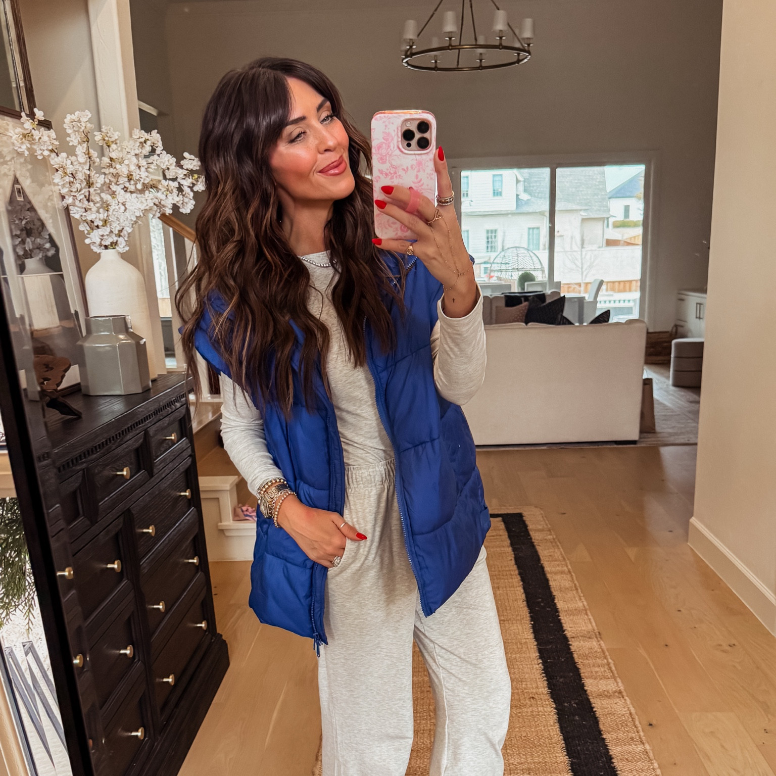 Amazon 2 piece lounge set - size M
Puffer vest - size S
Amazon version - size up one full size


#LTKFindsUnder100 #LTKFindsUnder50 #LTKStyleTip