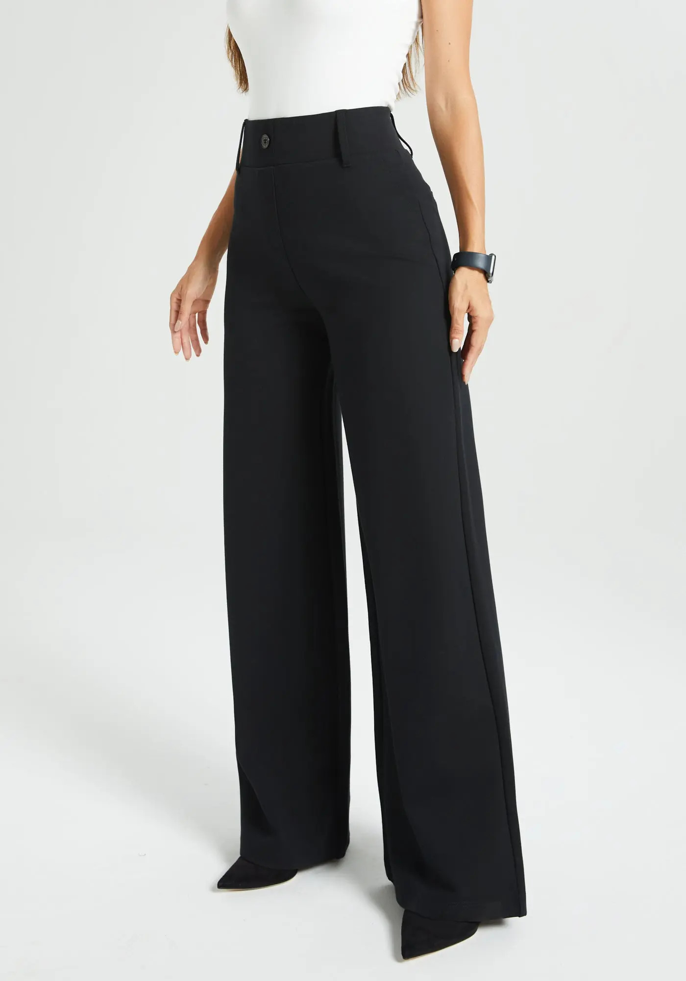Classic High Waist DPYP Dress Pant Yoga Pants Wide Leg (Women) | Nordstrom | Nordstrom