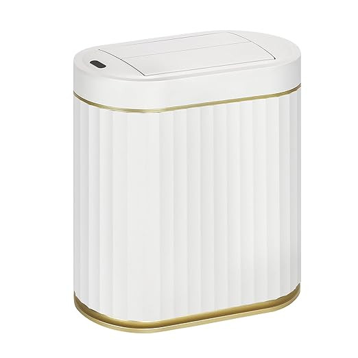 Bathroom Trash Can with Butterfly Lid 2 Gallon Sensor Trash can, IPX5 Waterproof Garbage Can, Aut... | Amazon (US)
