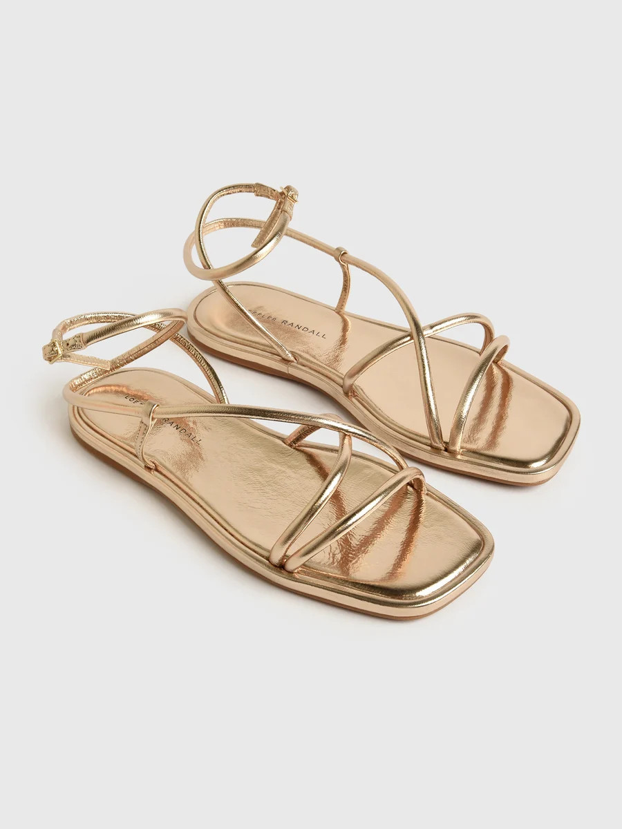 Loeffler Randall Women's Noor Leather Flat Sandal | Saint Bernard