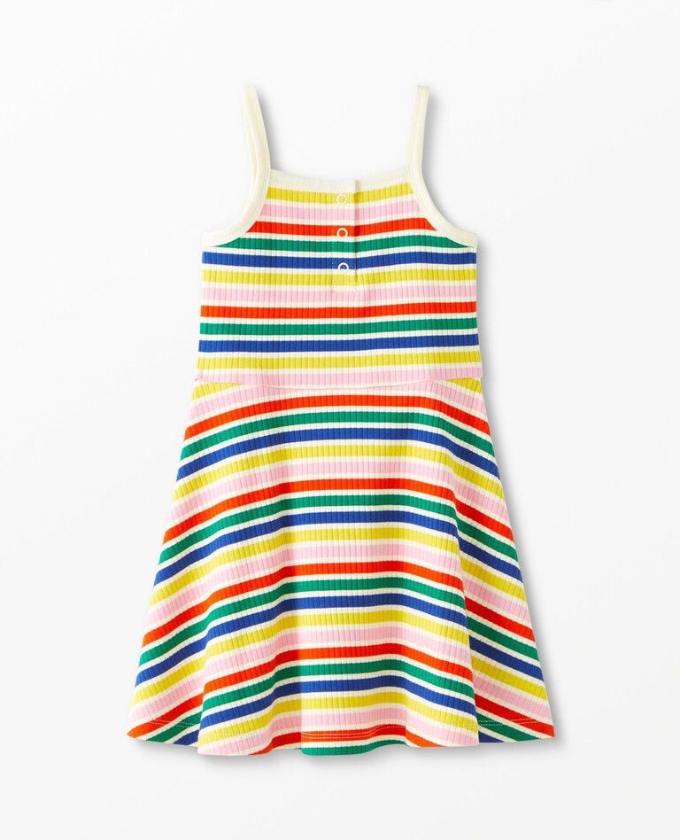 Striped Cami Fit & Flare Dress | Hanna Andersson