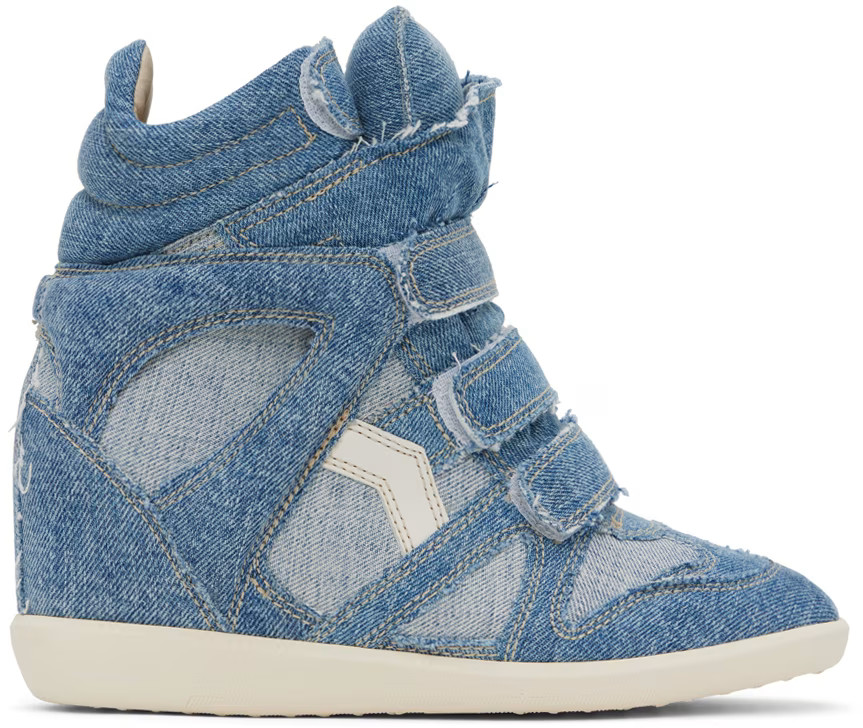 Blue Bekett Denim Sneakers | SSENSE
