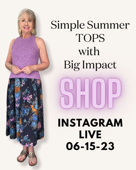 In today’s Instagram Live Coffee with Kay I shared some simple summer tops with big impact. Add a few of these to your wardrobe and you’ll have outfits for days!!! 

#LTKcurves #LTKstyletip #LTKSeasonal