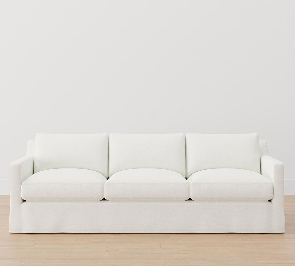 Chloe Square Arm Slipcovered Sofa | Pottery Barn (US)