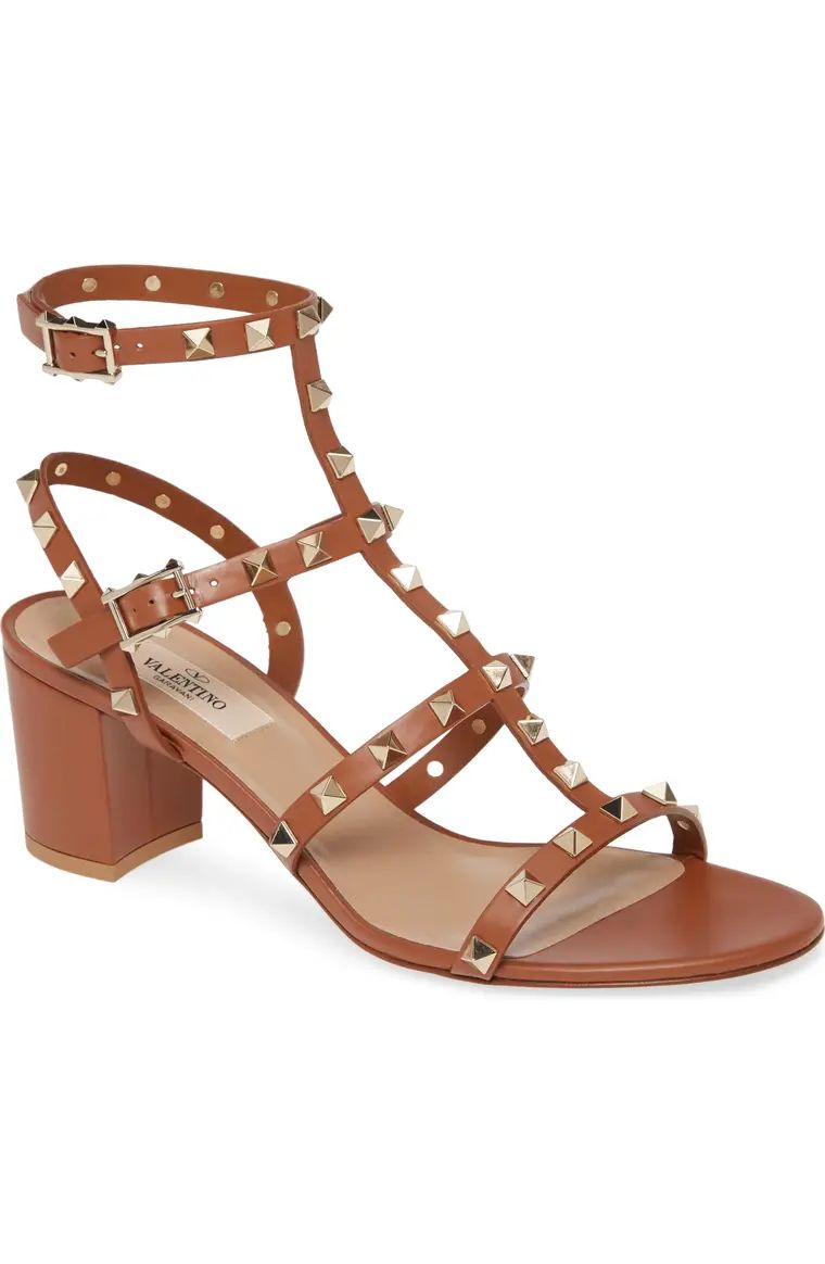 Rockstud Block Heel Sandal | Nordstrom