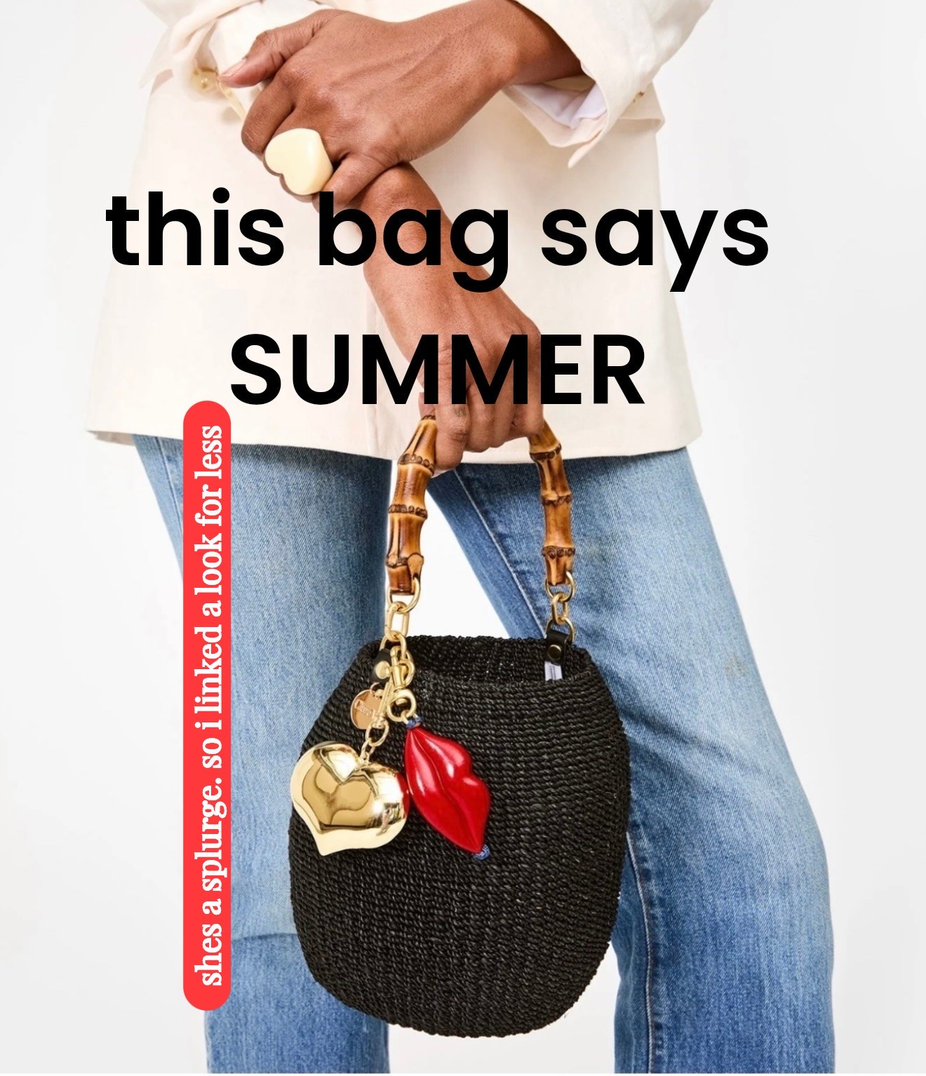 this basket bag has been on my wishlist for the past three Summers! Which tells me it’s time to get one!  Buying it NOW so i can enjoy all Summer

❤️now available in a petite size

#LTKOver40 #LTKSeasonal #LTKgrwm