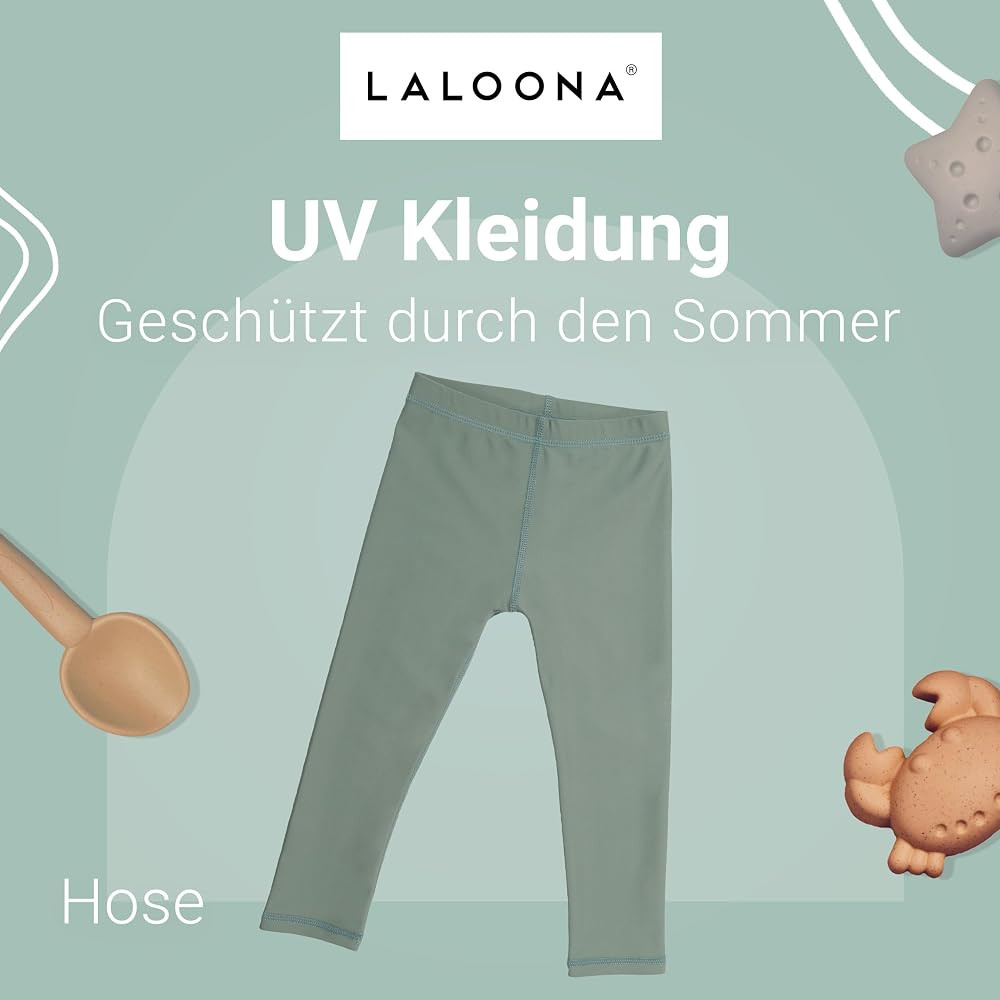 LaLoona Baby UV Schutz Hose | Lange Badehose mit UPF 80+ | UV Kleidung schnelltrocknend & Oeko-TE... | Amazon (DE)