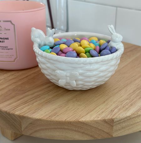 Easter Bunny Dish! 🐰 

Easter, Bunny Dish, Pastel M&M's, Candle, Kitchen Counter, 

#LTKSeasonal #LTKparties #LTKhome