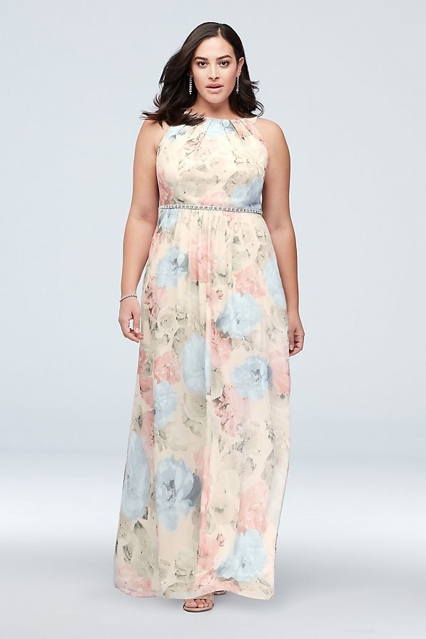 mother of the bride floral maxi dress