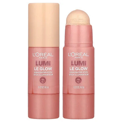 L'Oréal, Lumi, Le Glow Highlighter Stick, 630 Glowy Creme Chic, 0.22 oz (6.5 g) | iHerb