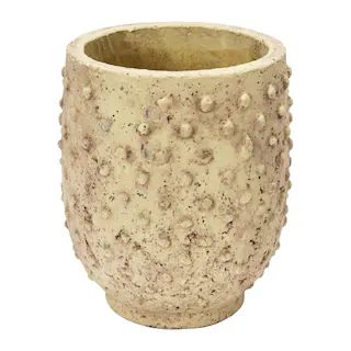 9'' Distressed Finish Sandstone Hobnail Planter | Planters & Containers | Michaels | Michaels Stores