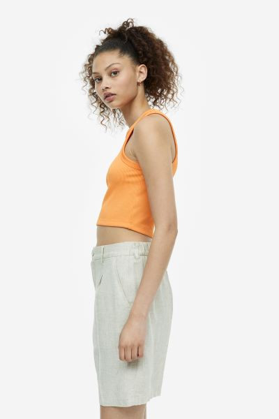 Top cropped sin mangas | H&M (FR, IT, ES, PT, BE)