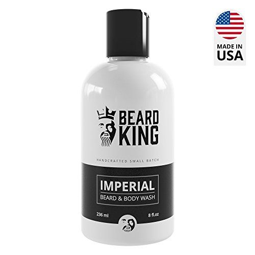 BEARD KING - Beard & Body Wash - Imperial - 100% Natural, Moisturizing Wash for Men, Delivers Nutrients & Vitamins to Nourish Facial Hair and Promote Growth, Made in USA - 8 oz | Amazon (US)