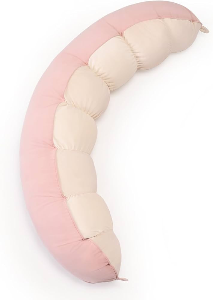 Peallow(Pat. Pend) – Long Round Body Pillow for Adults, Bolster Pillow for Sleeping, Soft and S... | Amazon (US)