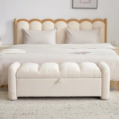 Modern-style Oversized Storage Bench | Wayfair North America