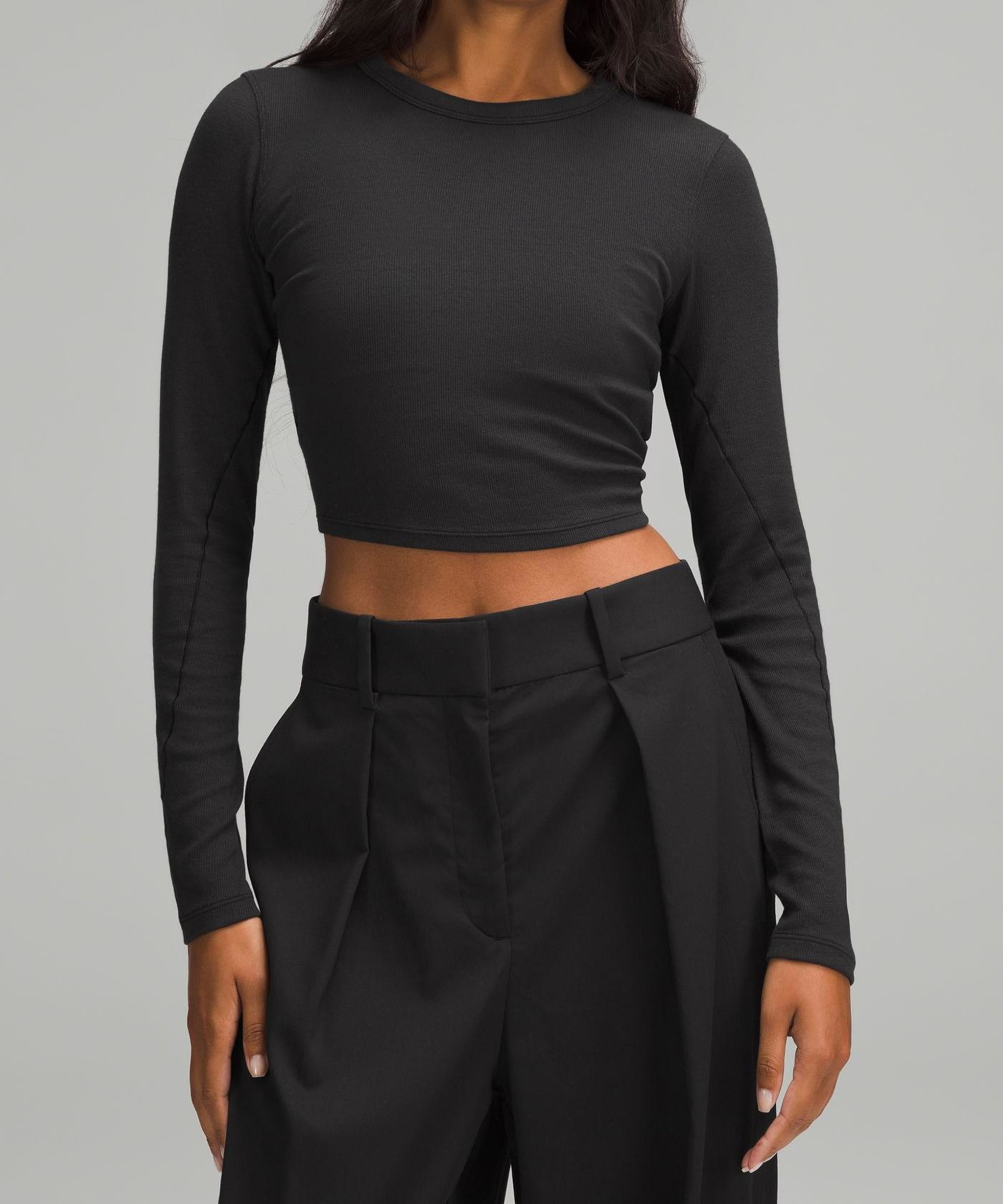 Hold Tight Straight-Hem Cropped Long-Sleeve Shirt - Resale | Lululemon (US)