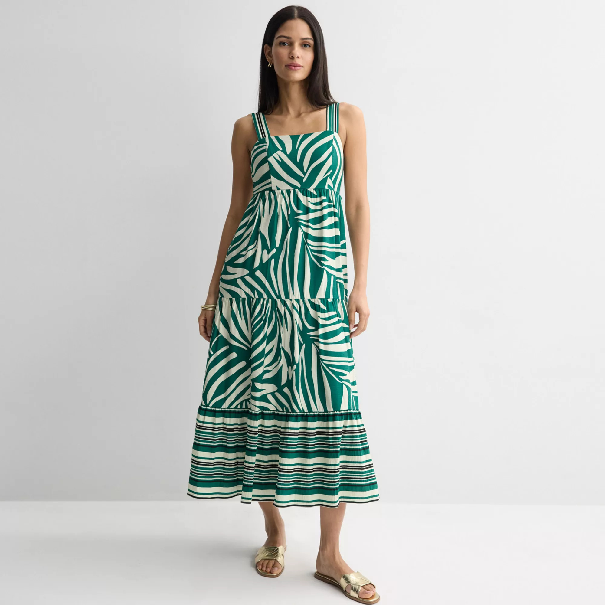 Women's Nine West Tiered Maxi Dress | Kohl's