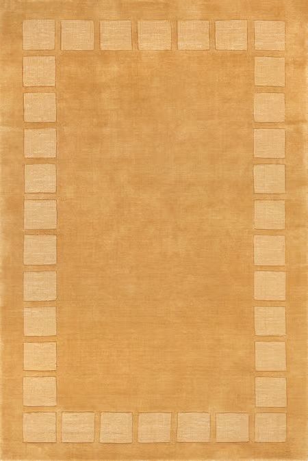 Golden Butter Petra High-Low Wool-Blend Area Rug | Rugs USA