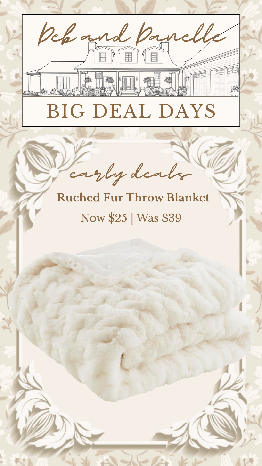 Another early deal from the Amazon Prime Big Deal Days sales event. This fur throw will be perfect for cozying up during those Fall and Winter months.  

 #LTKSeasonal #LTKHome #LTKSaleAlert