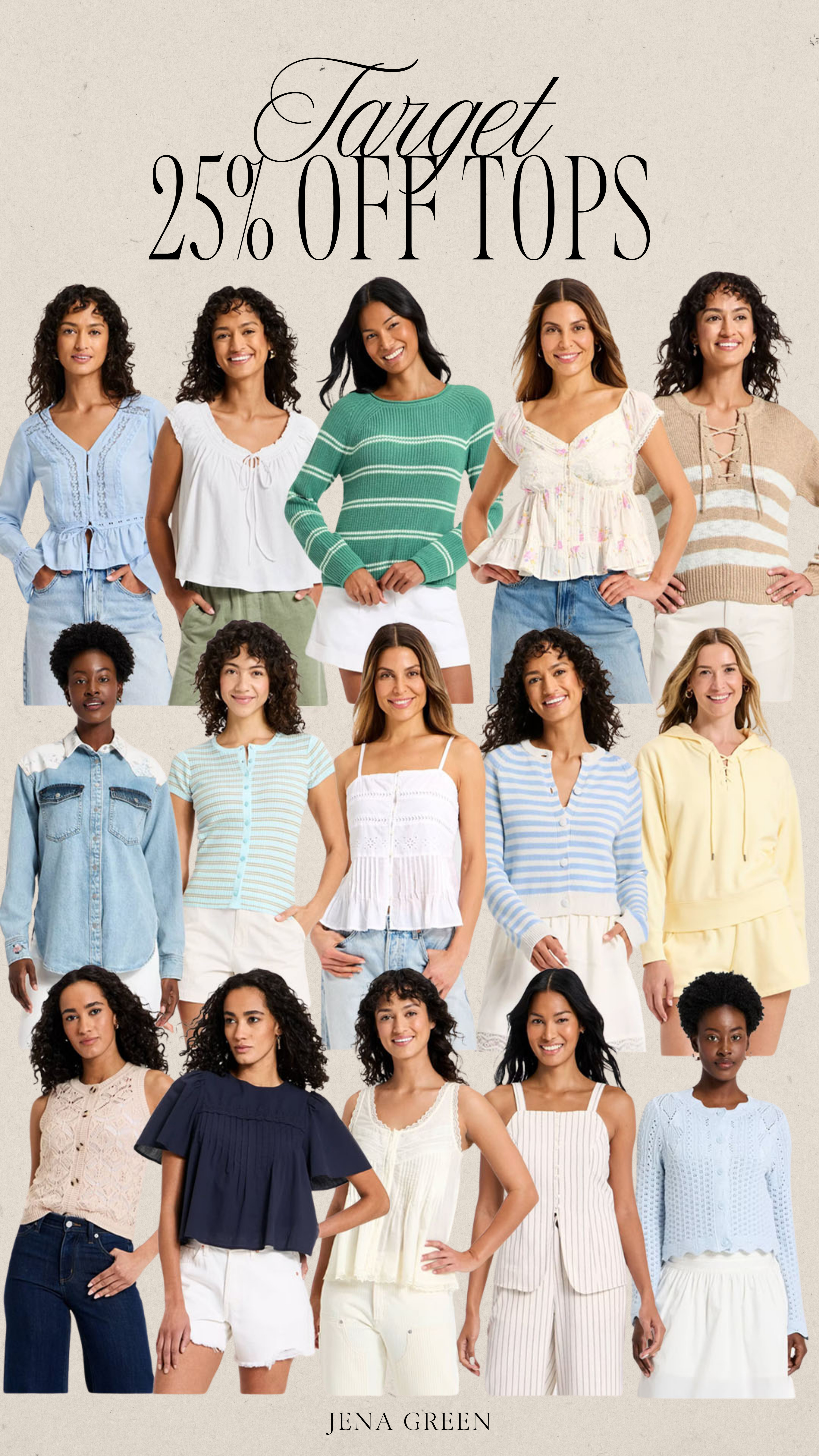 Target 25% Off Tops | Target Sale | Target Spring Tops 

 #LTKSeasonal #LTKSaleAlert
