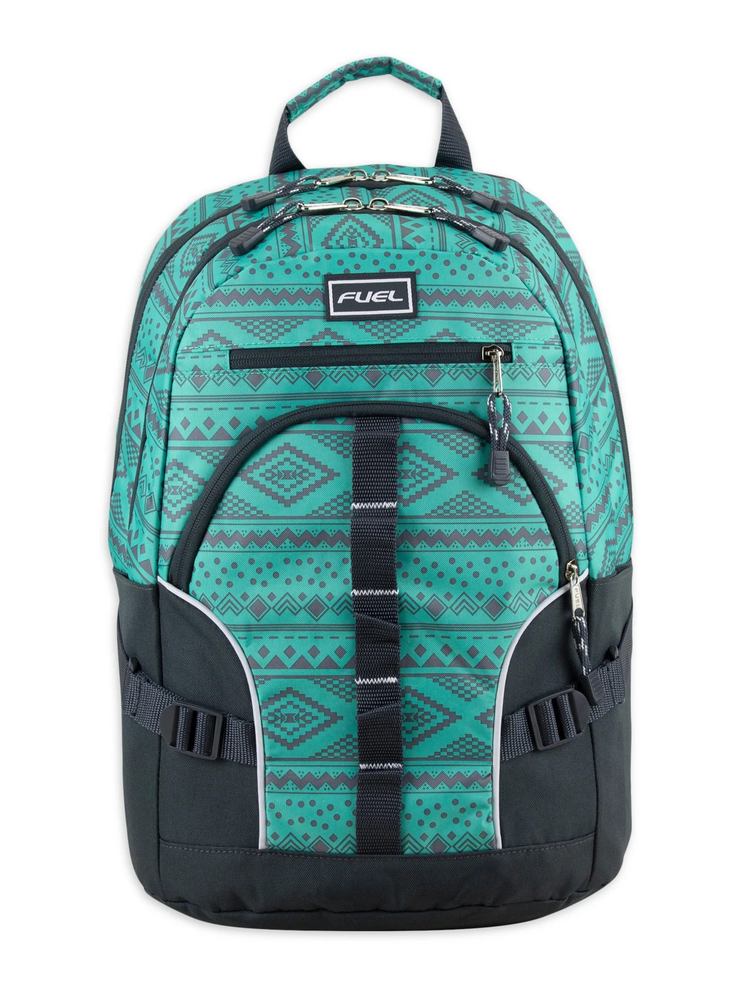 Fuel Unisex Multipocket Dynamic Active Backpack, Turquoise Aztec Print - Walmart.com | Walmart (US)