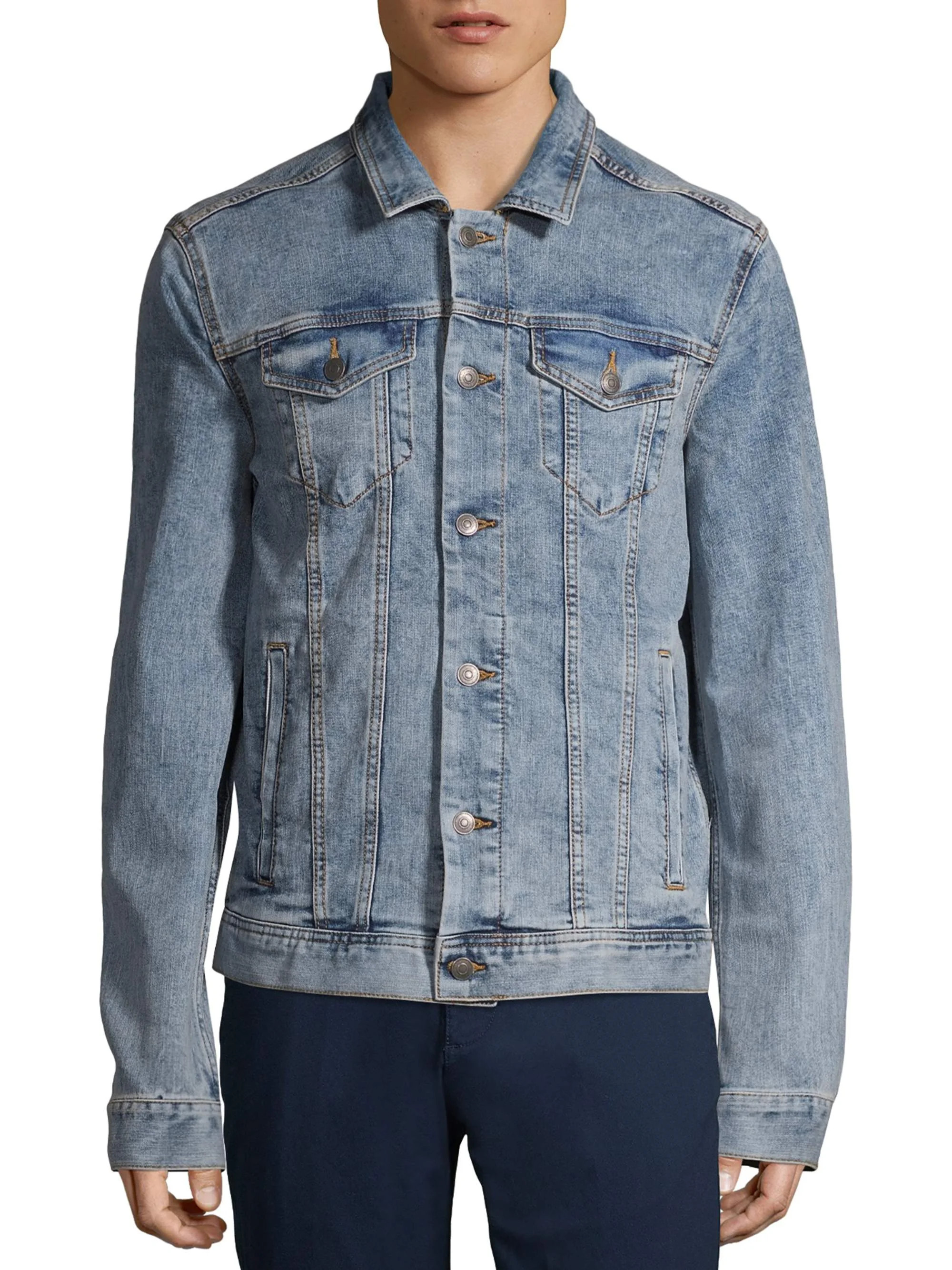 George Men's and Big Men's Denim Jacket, up to Size 5XL | Walmart (US)