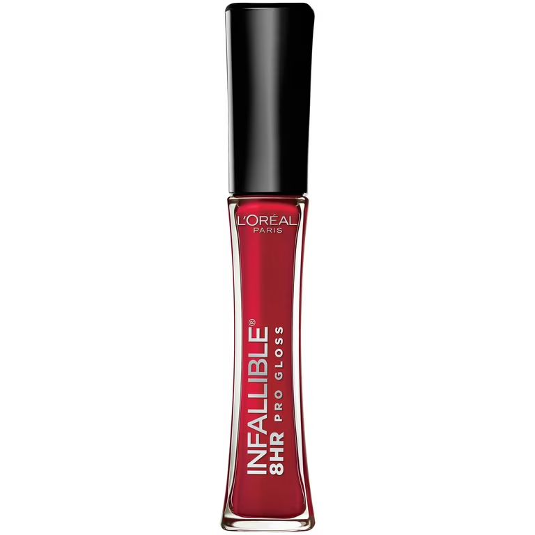 L'Oreal Paris Infallible 8 Hour Pro Hydrating Lip Gloss, Red Fatale | Walmart (US)