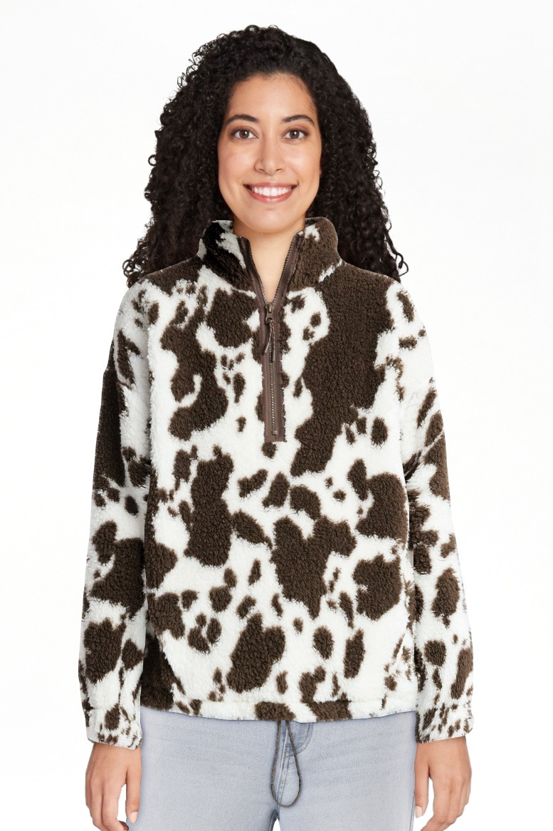 No Boundaries Jersey de Felpa con Media Zíper Mujer | Walmart (US)