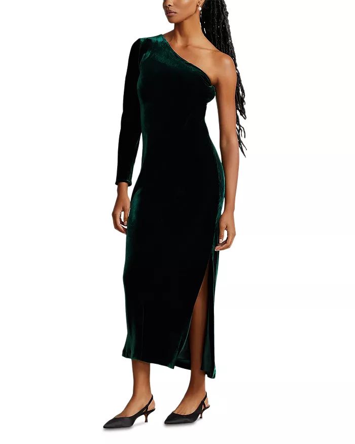 One Shoulder Velvet Dress | Bloomingdale's (US)