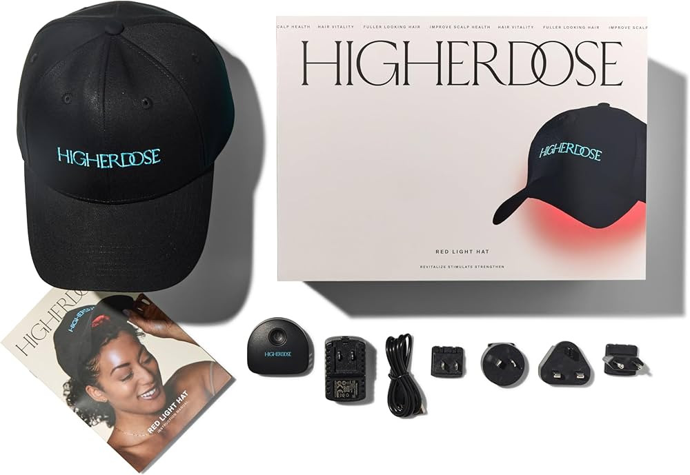 HigherDOSE Red Light Therapy Hat for Hair Growth - Reduce Hair Loss & Shedding - Targeted Infrare... | Amazon (US)