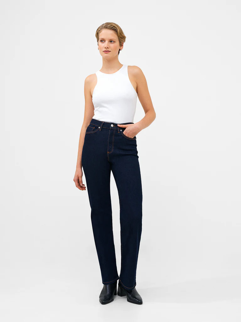 Stretch Denim Wide Flare Full Length Jeans | French Connection (UK)