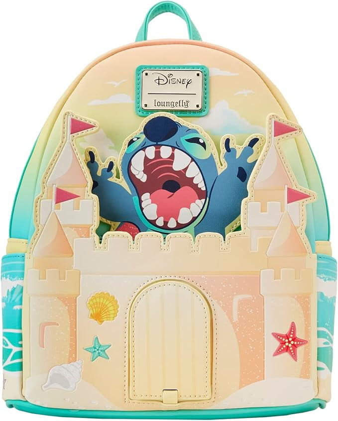 Loungefly Disney Stitch Sandcastle Beach Surprise Mini Backpack | Amazon (US)
