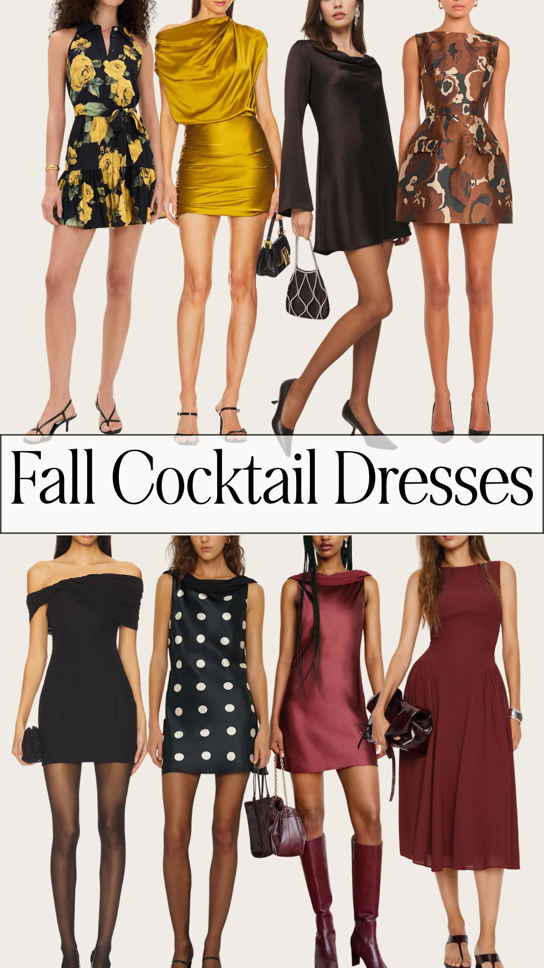 Fall Cocktail Dresses 

 #LTKSeasonal #LTKWedding