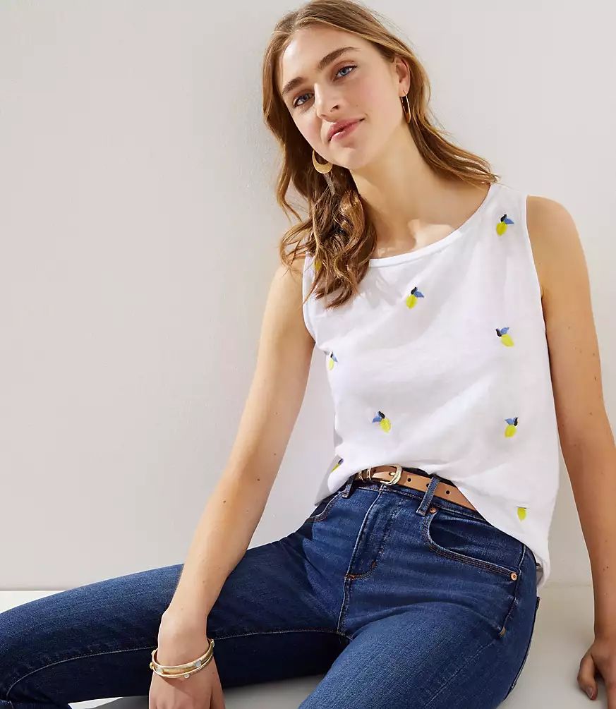 Petite Lemon Tank | LOFT