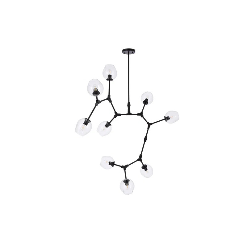 Sturges 9 - Light Sputnik Modern Linear Chandelier | Wayfair North America