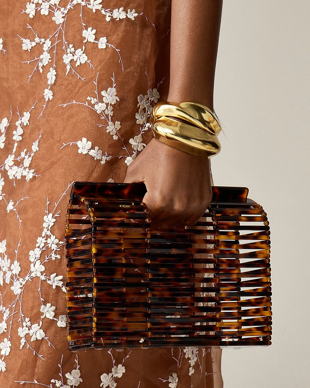 Tortoise shell clutch | J. Crew US