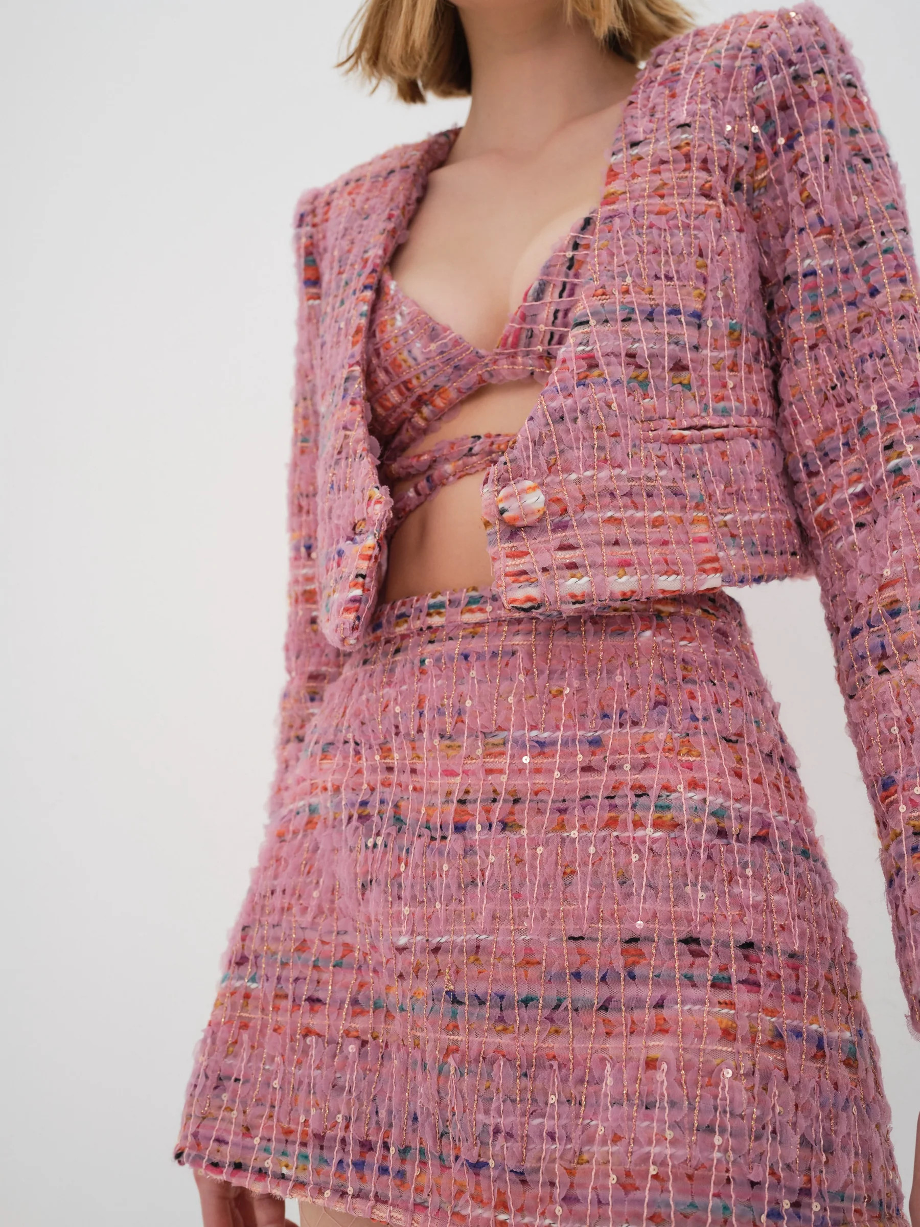 Dionne Cropped Blazer | For Love & Lemons