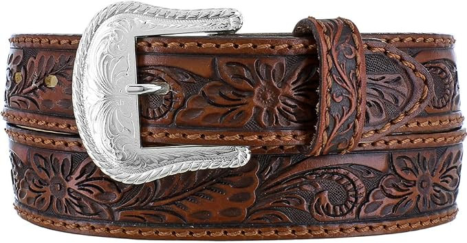 Tony Lama Hand Tooled Belt C40065 | Amazon (US)