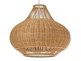 KOUBOO 1050029 Wicker Pear Pendant Lamp, 18" x 18" x 15", Natural | Amazon (US)