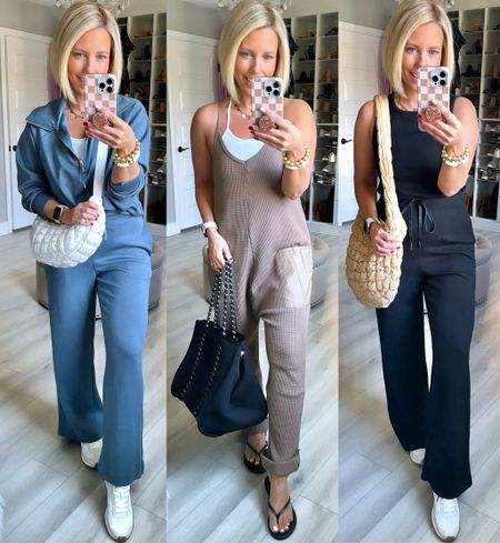 I thought all 3 of these @amazon looks would be cute and comfy for travel!!! The fabric feels amazing too!!! I’ve linked all of my bags as well and I am obsessed!!!!
⬇️⬇️⬇️
Wearing size small in all 3!

#LTKfindsunder50 #LTKfindsunder100 #LTKtravel