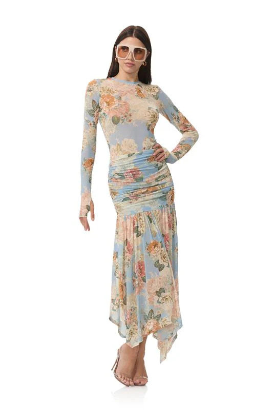 Kaylee Top - Soft Slate Bloom | ShopAFRM